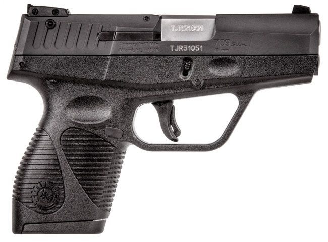 Taurus 709 Slim 9mm 3″ Barrel 7+1 Black 1709031FS