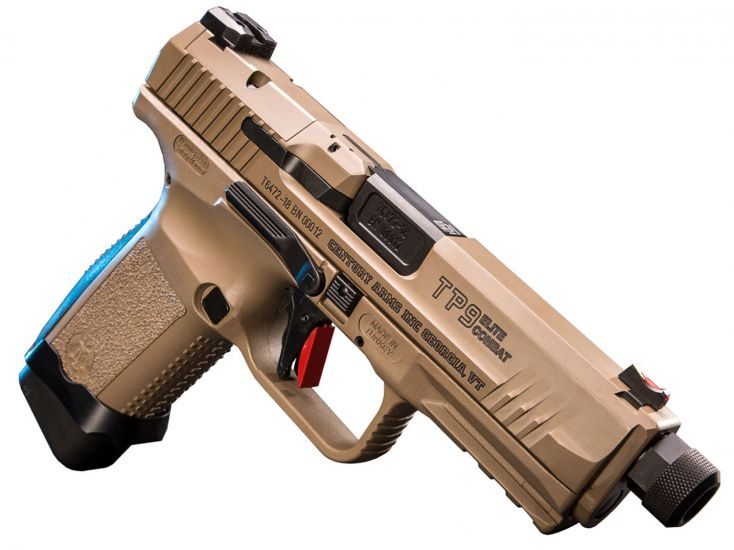 Canik TP-9 Elite Combat 9mm 4.73″ Barrel 18+1 FDE HG4617D-N