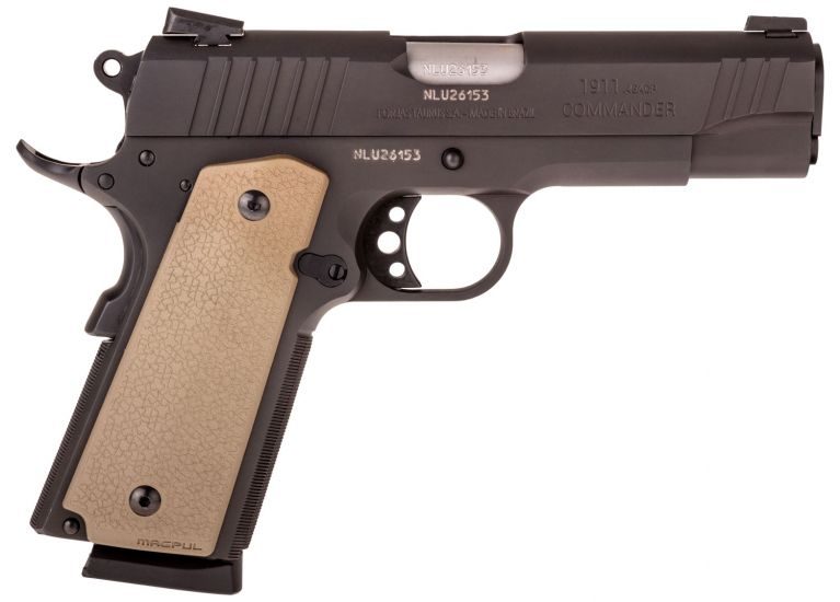 TAU 1191101CMFDE 1911 45 CMNDR 4.25 8R FDE/BK