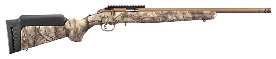 RUG 8374 AMER-RF 17HMR 18IN TB GOWILDCAMO 10R