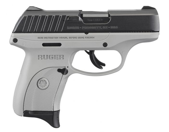 Ruger EC9s 9mm 3.12″ Barrel 7+1 Gray/Black 13201