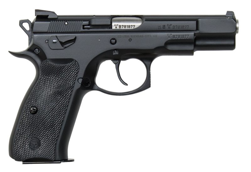 CZ 75 B 9mm 4.6″ BarrelFixed 3 Dot Sights 16+1 Black 91136