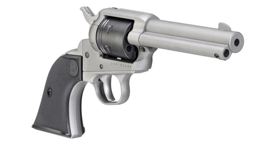 Ruger Wrangler 22LR 4.62″ Barrel 6Rd Silver 02003