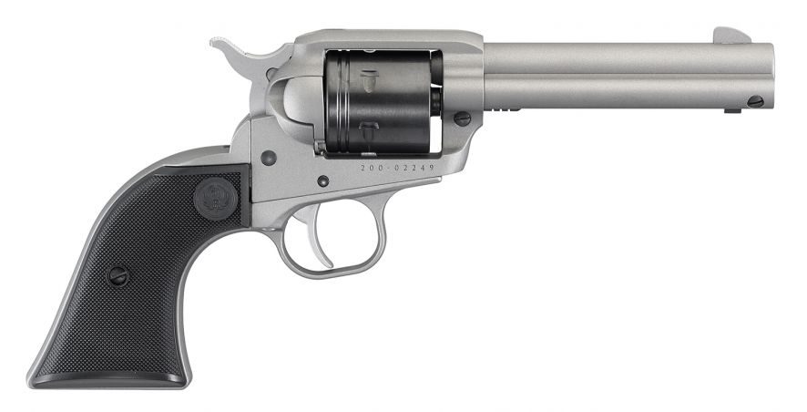 Ruger Wrangler 22LR 4.62″ Barrel 6Rd Silver 02003