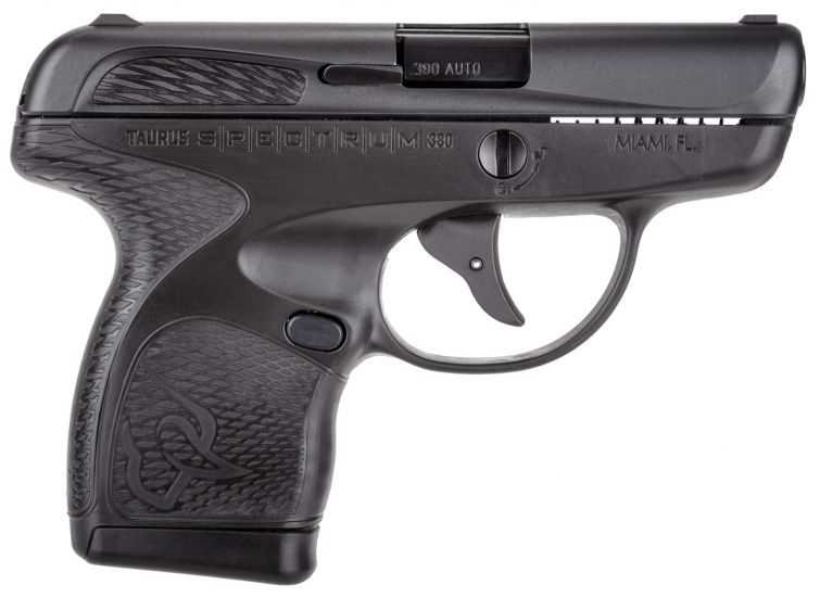 Taurus Spectrum 380ACP 2.8″ Barrel 6+1 /7+1 Black 1007031101