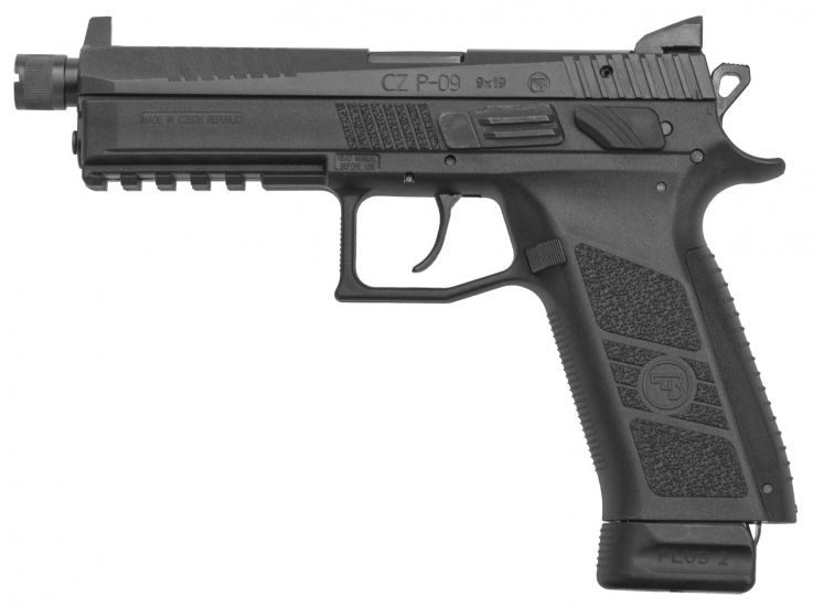CZ P-09 9mm 5.15″ BarrelHigh Night Sights 21+1 Black 91270