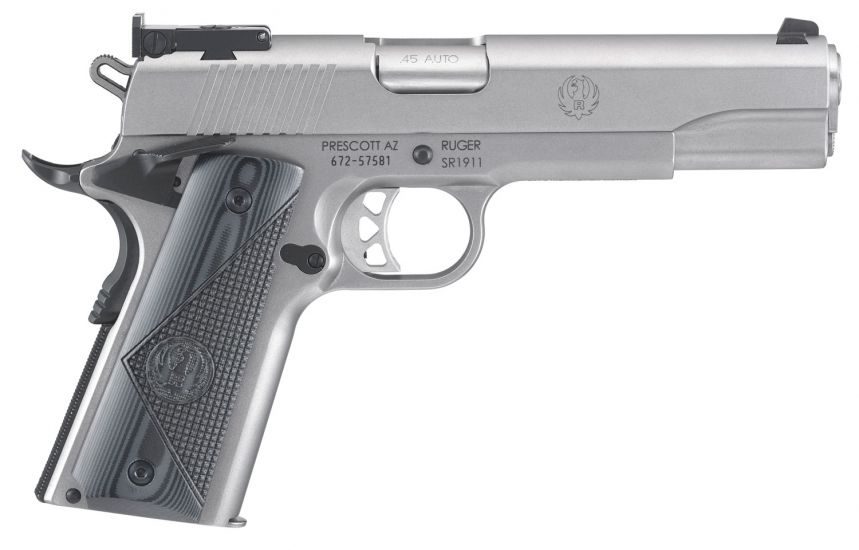 RUG 6736 SR1911 45 5 TRGT SS
