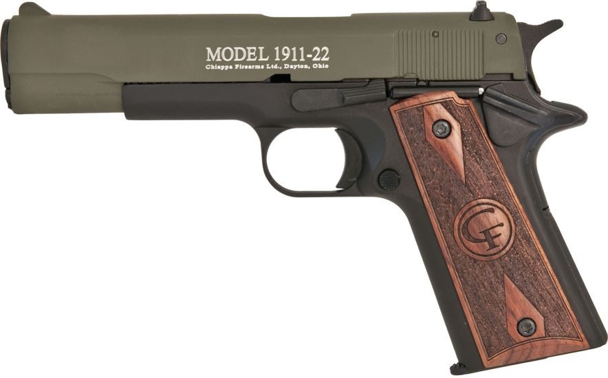 CHIA 401.121 1911 22LR 5IN 10RD ODGRN