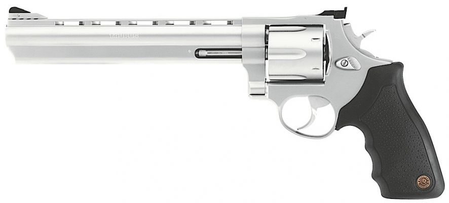 Taurus 44 Standard 44 Rem Mag 8.38″ Barrel 6Rd Rubber Grip/Matte Stainless…