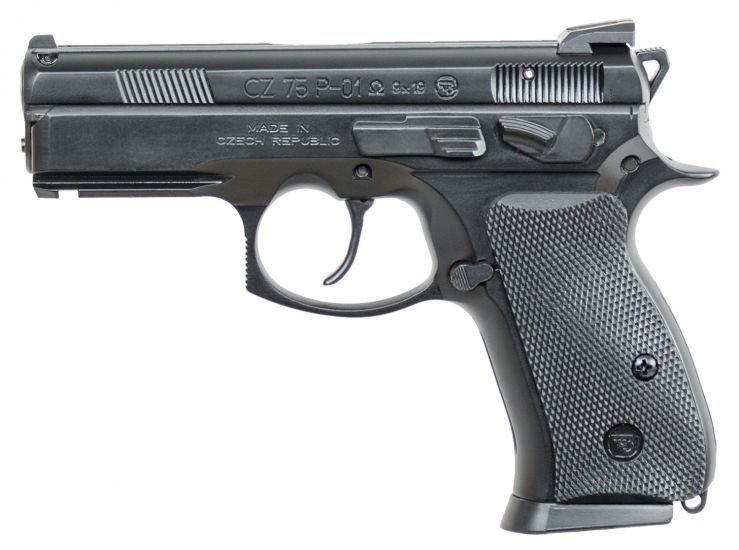 CZ 75 P-01 9mm 3.8″ BarrelFixed Sights 10+1 Omega Black 01229