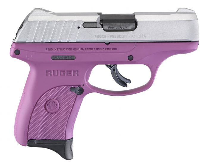 Ruger EC9s 9mm 3.12″ Barrel 7+1 Purple/Silver 3295