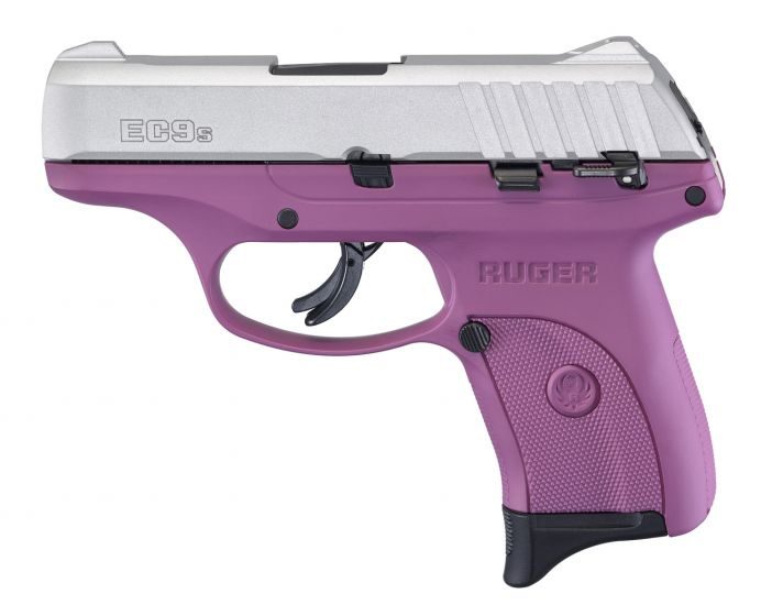 Ruger EC9s 9mm 3.12″ Barrel 7+1 Purple/Silver 3295