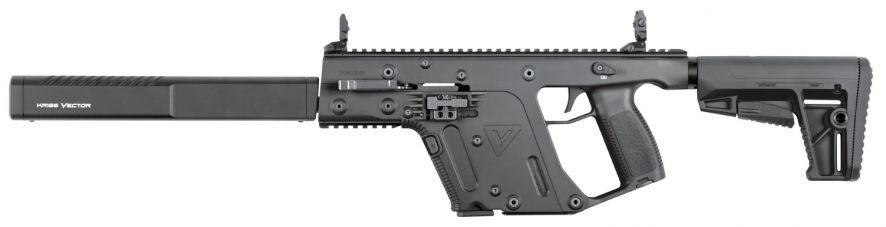 Kriss Vector CRB Gen II 45ACP 16″ Barrel W/ Flip-Adjustable Sights 13+1 Black…