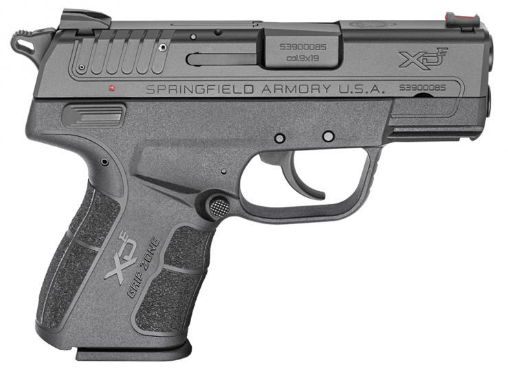Springfield Armory XDE 9mm 3.3″ Barrel 7+1/8+1 XDE9339BE