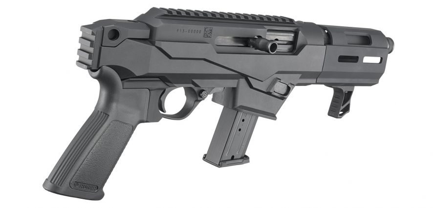 Ruger PC Charger 9mm + SB Tactical 1913 Folding Pistol Brace 29100