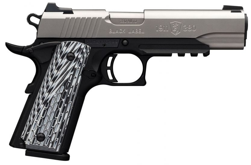BRN 051-923492 1911 380 BLKLBL PRO 4.25 3D RAIL SS