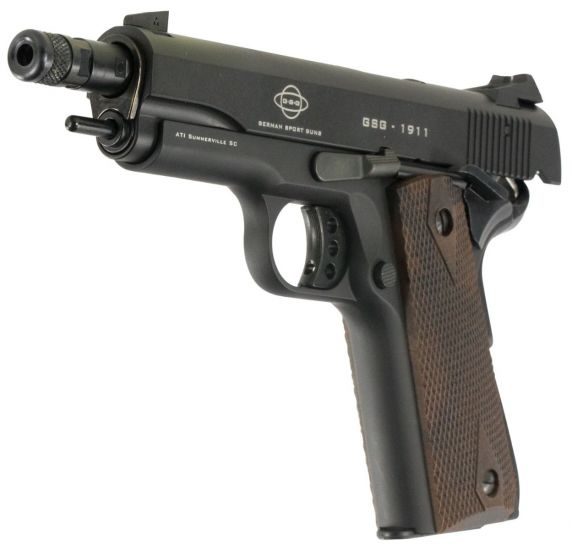GSG 1911 22LR 5″ Barrel 10+1 Black/Walnut 2210M1911