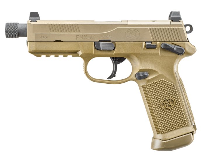 FN FNX-45 Tactical 45ACP 5.3″ Barrel 15+1 FDE 66968
