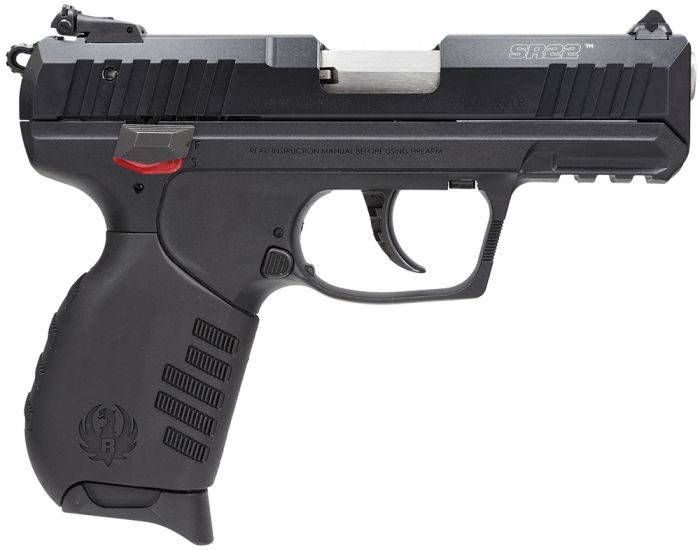 Ruger SR22 22LR 3.5″ Barrel 10+1 Black 3600