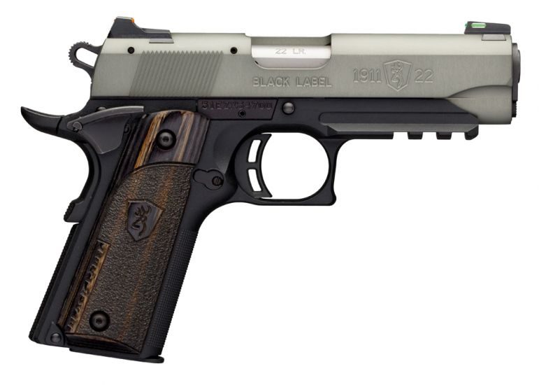 Browning 1911-22 Black Label Camper 3.625″ Barrel W/ Fiber…