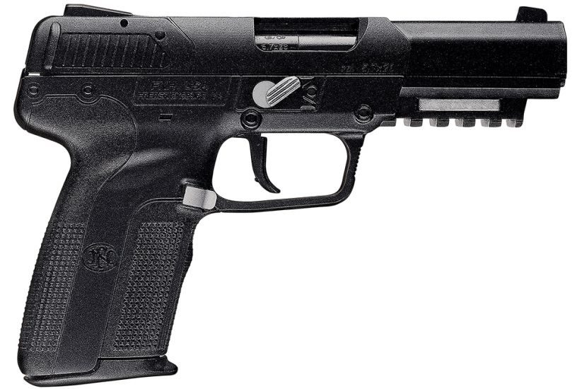 FN Five-Seven 5.7x28mm 4.75″ Barrel W/ Adjustable Sights 20+1 Black 3868929300