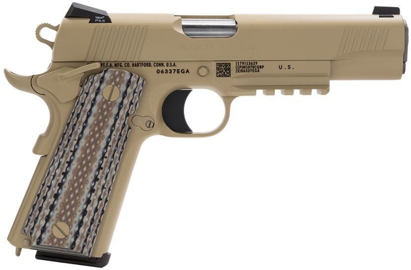 Colt Government 45ACP 5″ Barrel W/ Novak 3 Dot Night Sights 7+1 Desert…