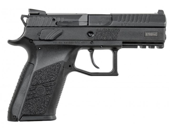CZ 75 P-07 9mm 3.8″ BarrelFixed Sights 16+1 Black Nitride 91086