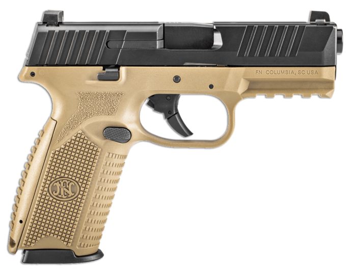 FN 509 9mm 4″ Barrel W/ 3 Dot Sights 17+1 Flat Dark…
