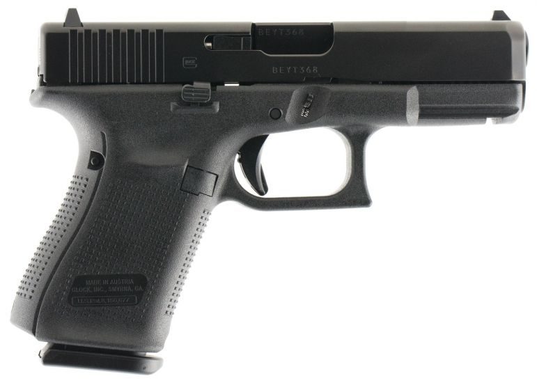 Glock 19 Gen 5 9mm Ameriglo Night Sights 4.02″ Barrel 15+1 PA1950303AB