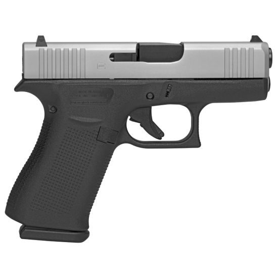 Glock 43X 9mm SC 3.41″ 10+1 Silver/Black PX435SL201