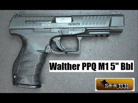 Walther PPQ M1 9MM 5″ Barrel White Gold 15+1 2826721