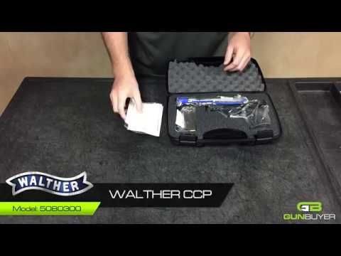 Walther CCP 9mm 3.54″ Barrel 8+1 Black 5080300