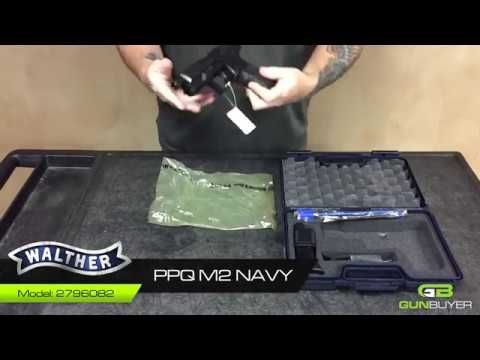 Walther PPQ M2 9mm 4.6″ Barrel 15+1 Navy 2796082