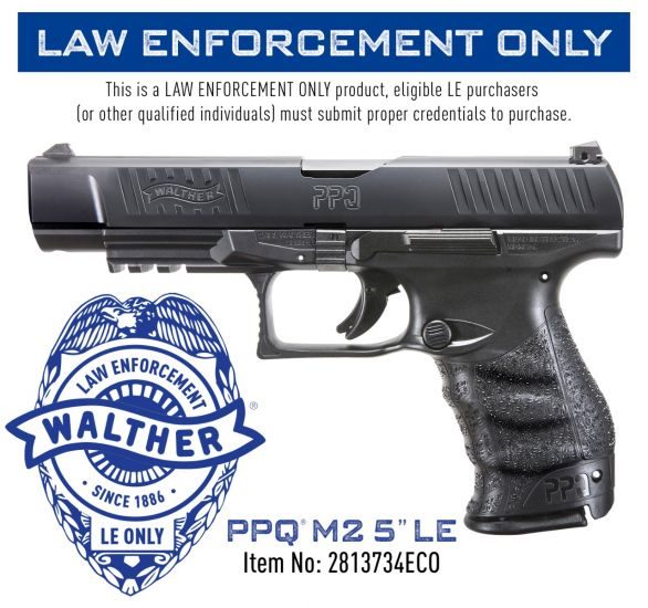 Walther PPQ M2 Standard Eco 9mm 5″ Barrel 15+1 2813734ECO