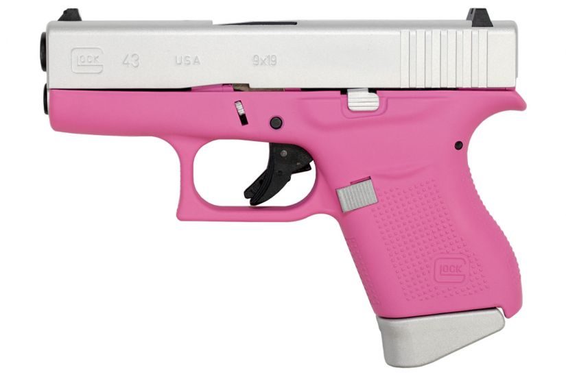 Glock 43 Gen 3 9mm 3.39″ 6+1 FS Pink PI4350201PPSA
