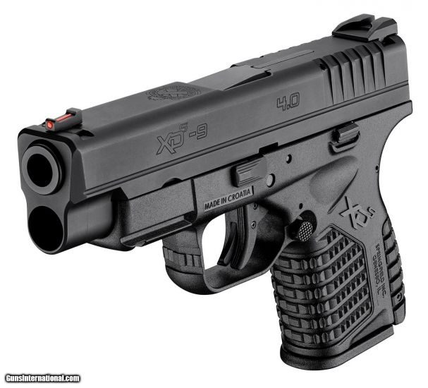 Springfield Armory XDS 9mm 4″ Barrel Black 8+1 XDS9409BE