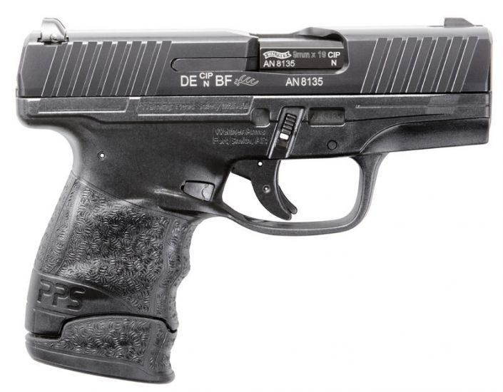 Walther PPS M2 9mm 3.2″ Barrel 7+1 Black 2805961