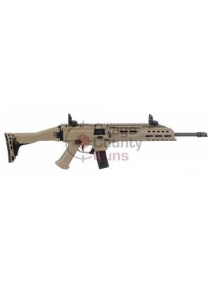 CZ Scorpion EVO 3 S1 Carbine, Threaded, Folding Stock, FDE, 9mm, 16.2″ BBL, 20rd