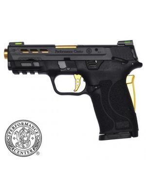 Smith & Wesson PC M&P9 Shield EZ, Ported, Gold, 9mm, 3.83″ BBL, 2x8rd