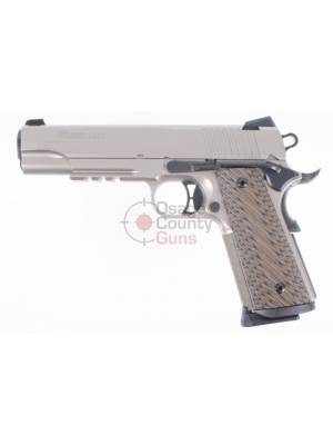Sig Sauer 1911 .45 5″ Nickel Rail