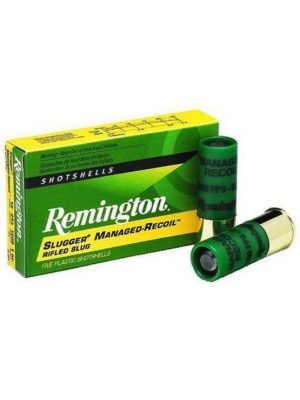 Remington Ammo Managed Recoil Slugger, 2.75″, 1oz, 12ga, 5rd