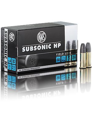 RWS .22 LR 40gr Subsonic HP Ammunition (50 Rounds)