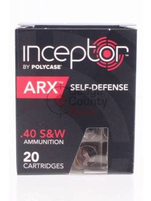 Polycase – Inceptor ARX .40 S&W 107gr Ammo
