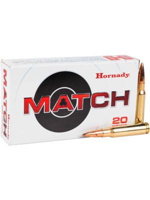 Hornady Match BTHP Ammo, .308 Win, 178gr, 20rd