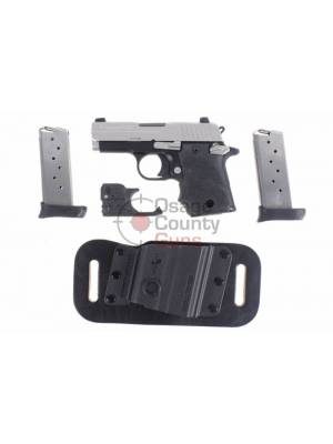 Sig Sauer P938 9mm Two-Tone w/ Veridian Laser & 3 Mags