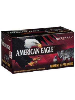 Federal American Eagle Varmint & Predator, 90gr JHP, 6.5 Grendel, 50rd