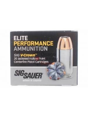 Sig Sauer Elite V-Crown .45 ACP HP 185gr – 20RD