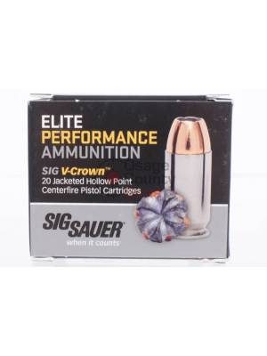 Sig Sauer Elite V-Crown 9mm HP 124gr – 20RD