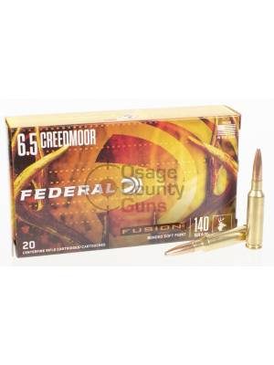 Federal Ammo Fusion, 6.5 Creedmoor, 140gr, 20rd
