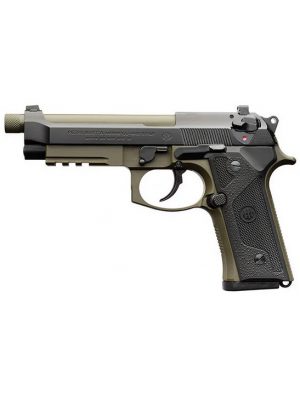 Beretta M9A3 Green & Black – 5.1″ 9mm (10rd)
